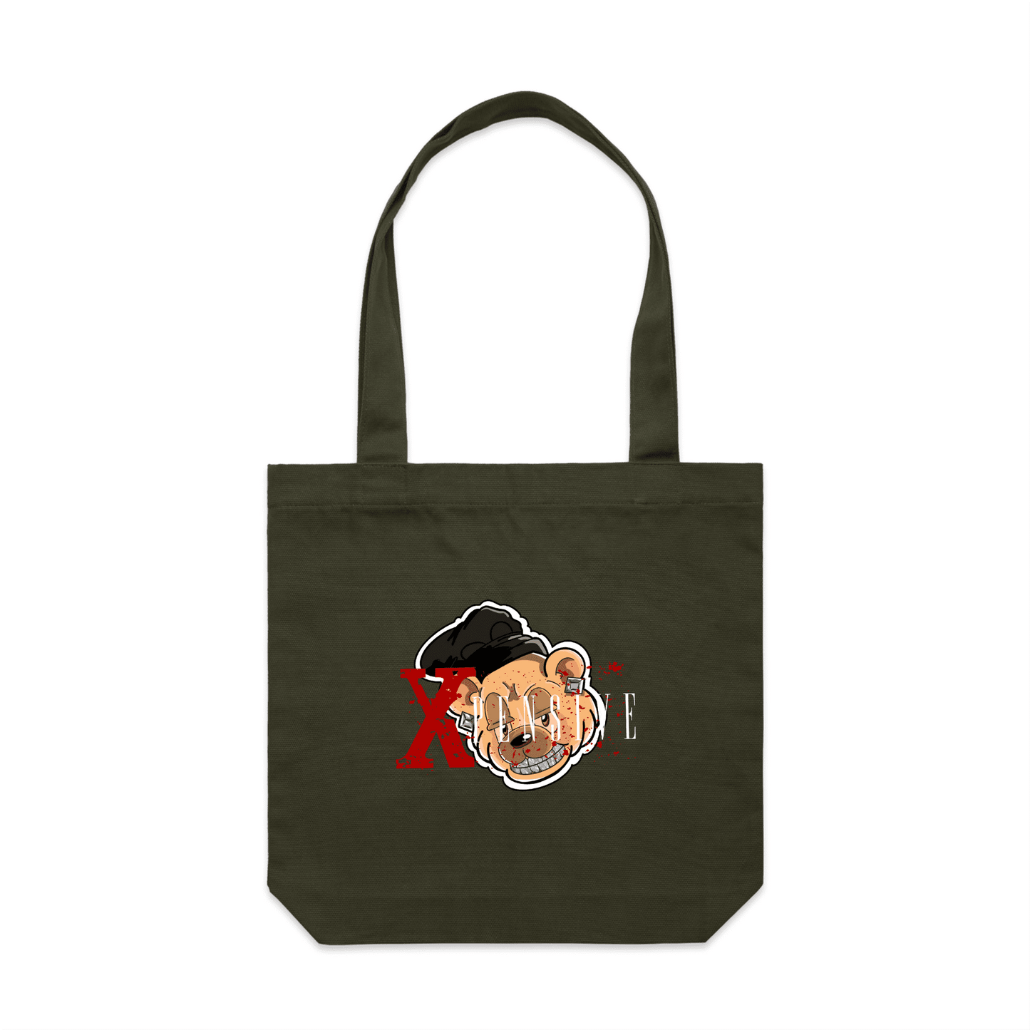 Xpensive Clothing Line - CARRIE TOTE Xpensive Bear Logo