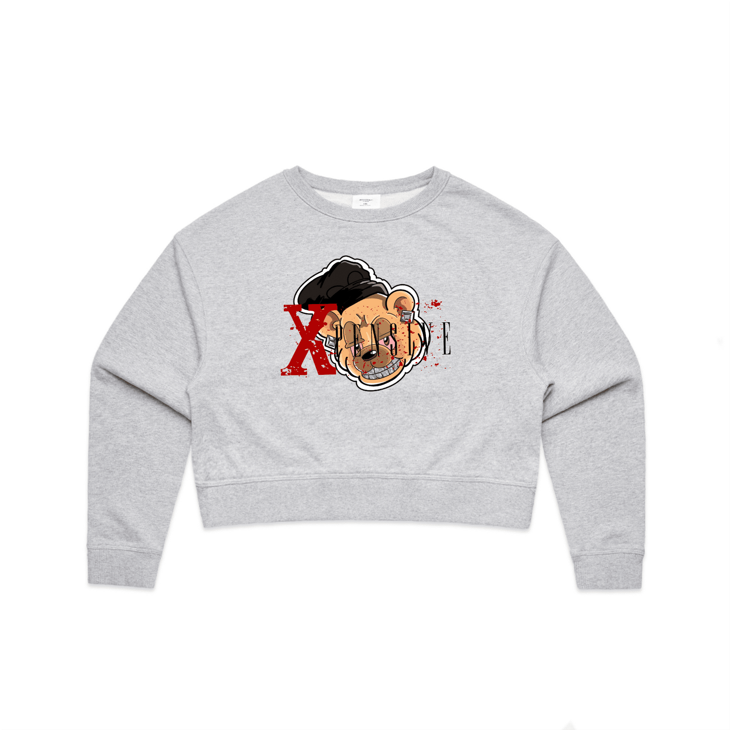 Xpensive Clothing Line - WO'S CROP Xpensive Bear Logo | CREW