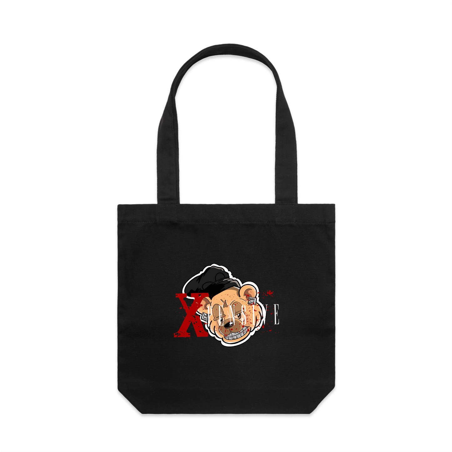 Xpensive Clothing Line - CARRIE TOTE Xpensive Bear Logo