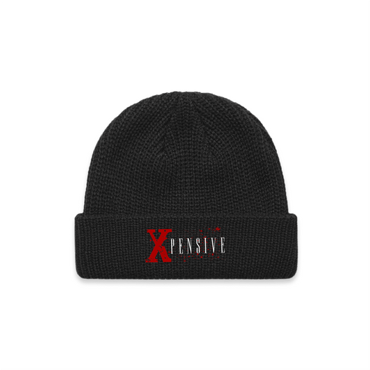 CABLE BEANIE Xpensive Brand Logo