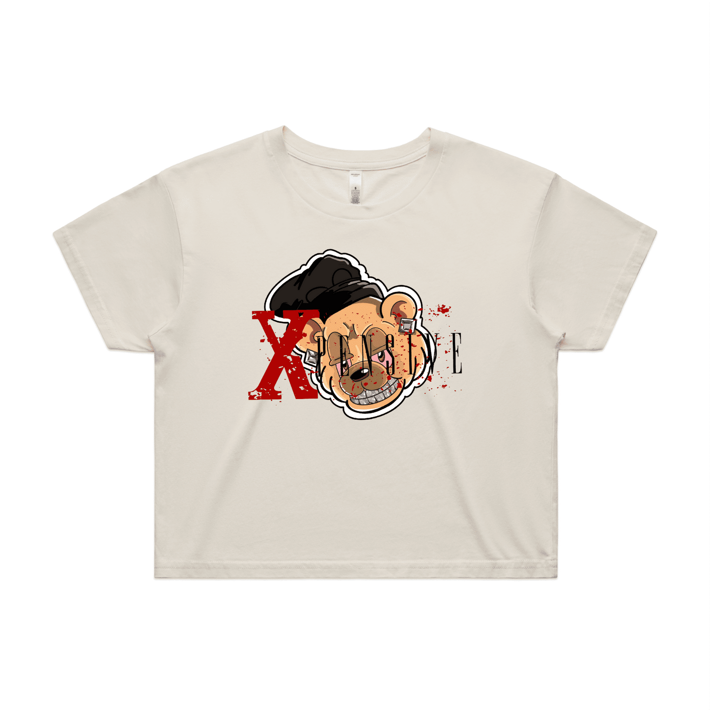 Xpensive Clothing Line - WO'S CROP Xpensive Bear Logo | Tee