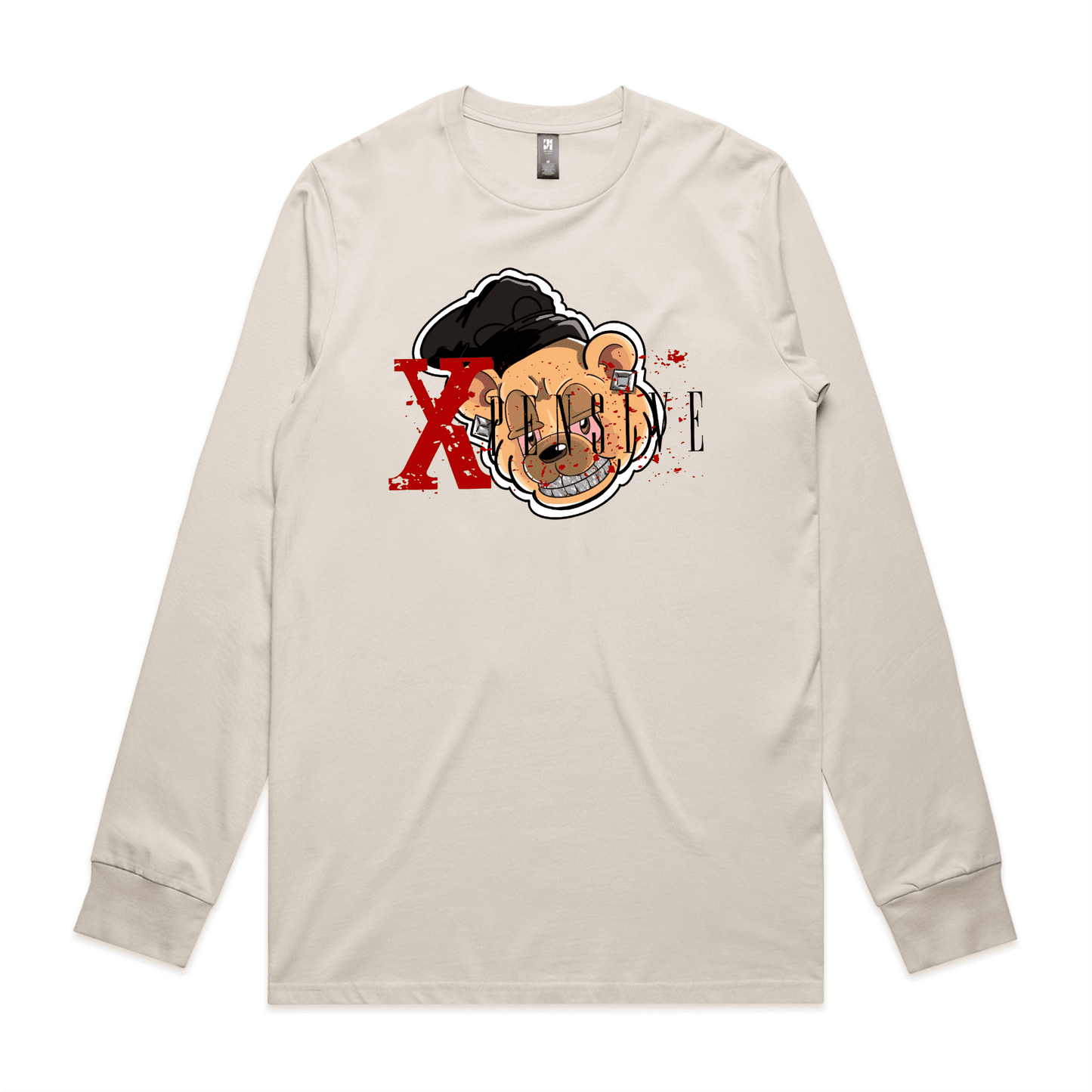 MENS CLASSIC L/S Xpensive Bear Logo | TEE