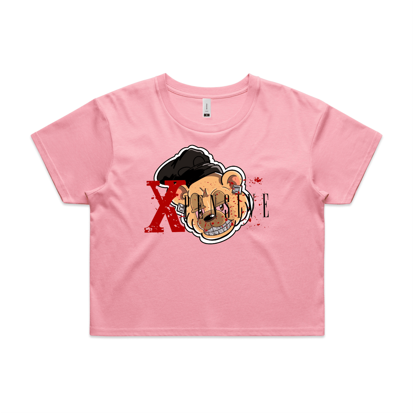 Xpensive Clothing Line - WO'S CROP Xpensive Bear Logo | Tee