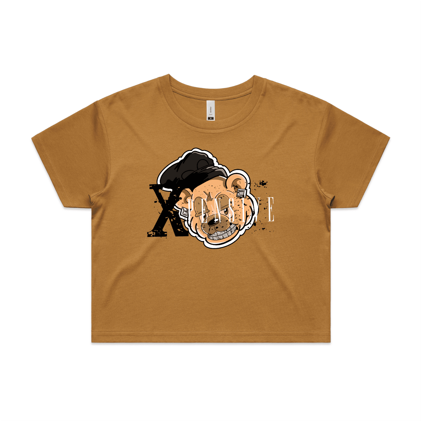 Xpensive Clothing Line - WO'S CROP Xpensive Bear Logo | Tee