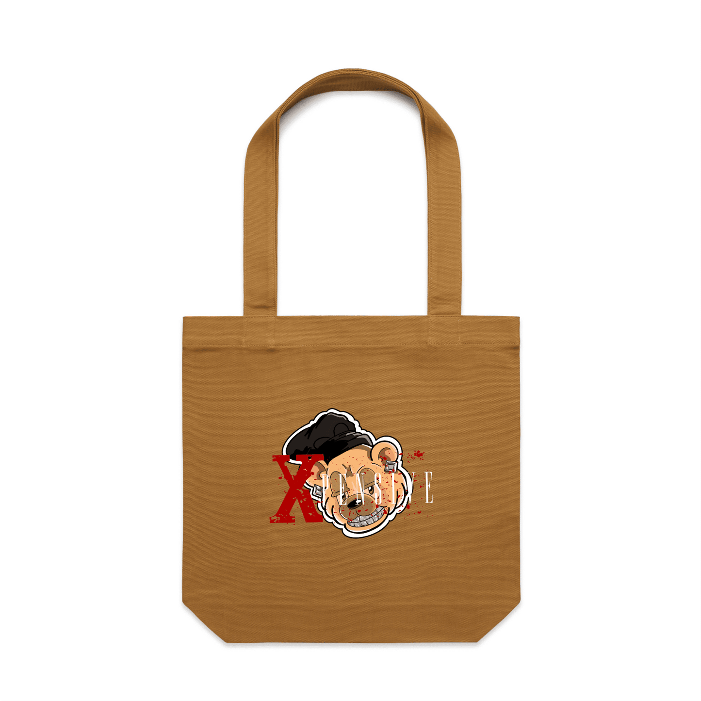 Xpensive Clothing Line - CARRIE TOTE Xpensive Bear Logo