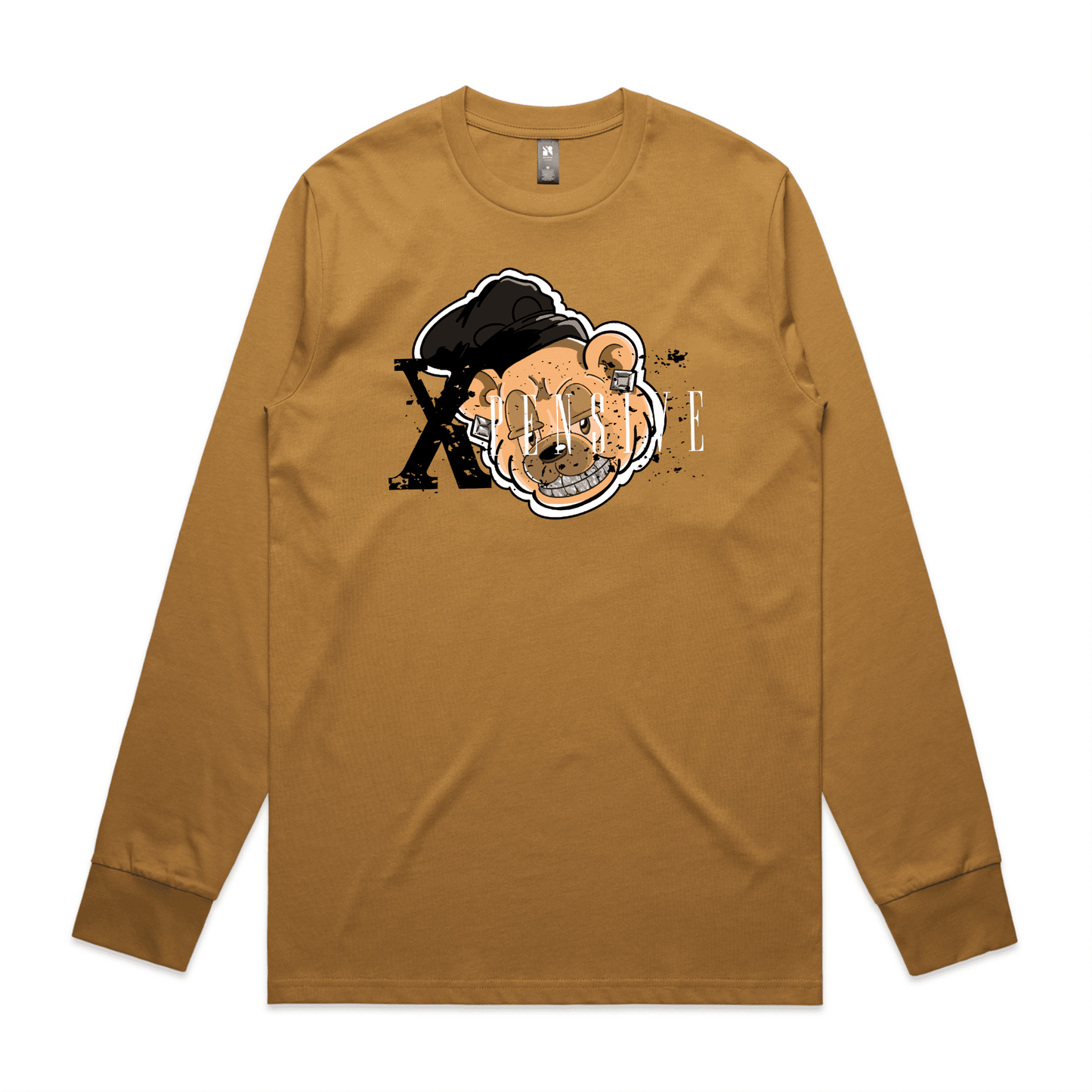 MENS CLASSIC L/S Xpensive Bear Logo | TEE