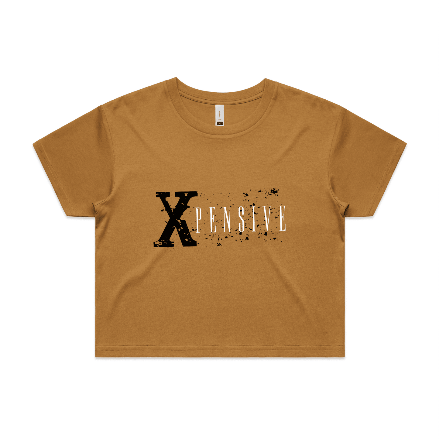 Xpensive Clothing Line - WO'S CROP Xpensive Brand Logo | Tee