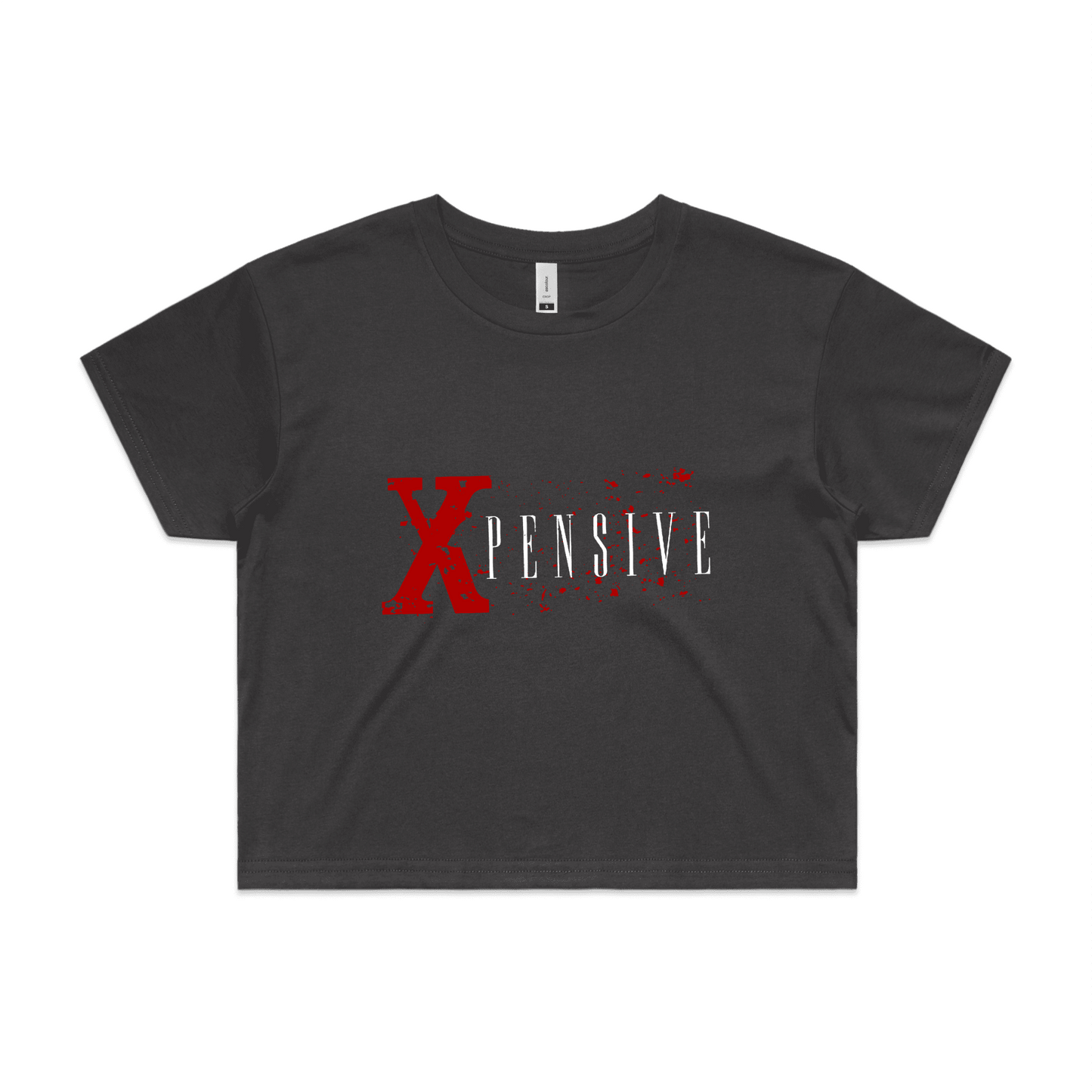 Xpensive Clothing Line - WO'S CROP Xpensive Brand Logo | Tee