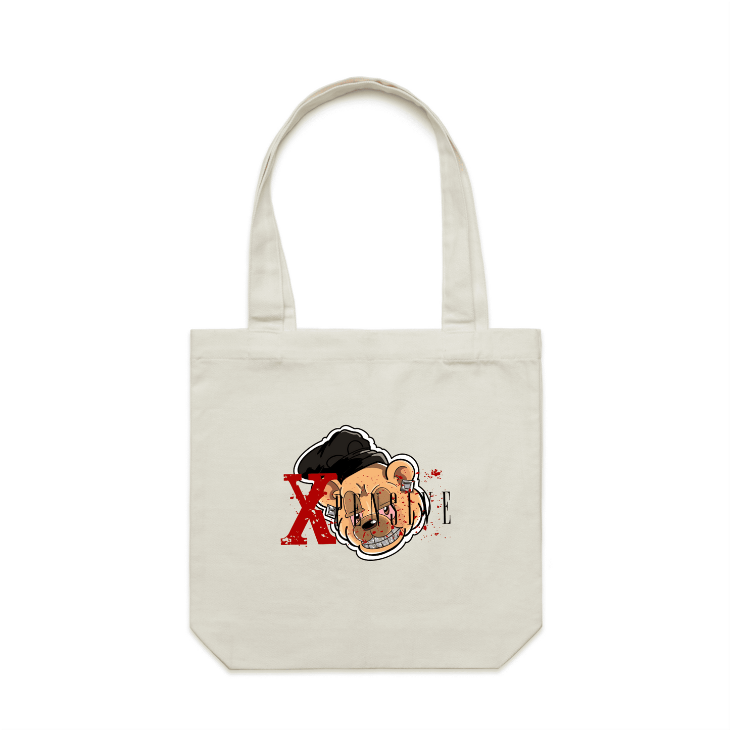 Xpensive Clothing Line - CARRIE TOTE Xpensive Bear Logo