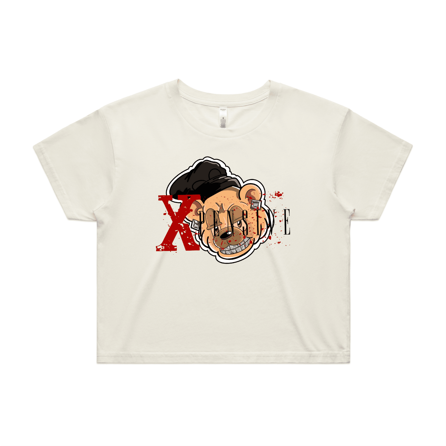 Xpensive Clothing Line - WO'S CROP Xpensive Bear Logo | Tee