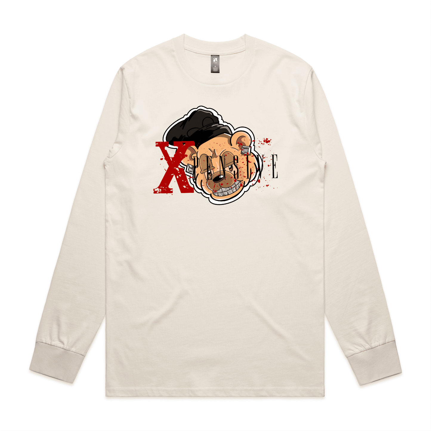 MENS CLASSIC L/S Xpensive Bear Logo | TEE