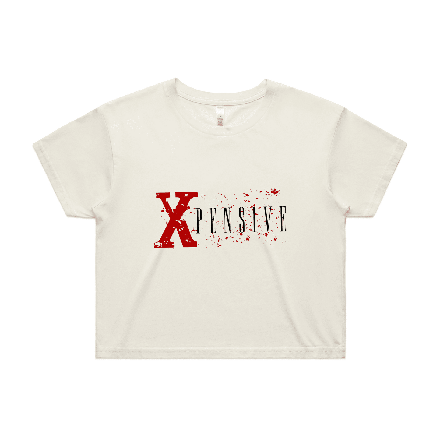 Xpensive Clothing Line - WO'S CROP Xpensive Brand Logo | Tee