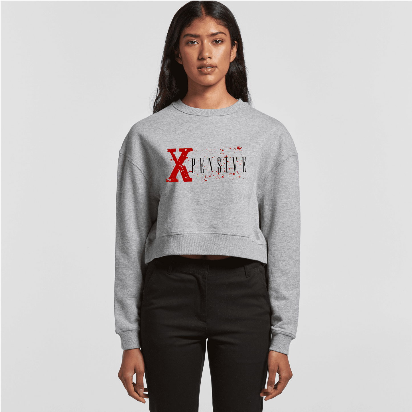 Xpensive Clothing Line - WO'S CROP Xpensive Brand Logo | CREW