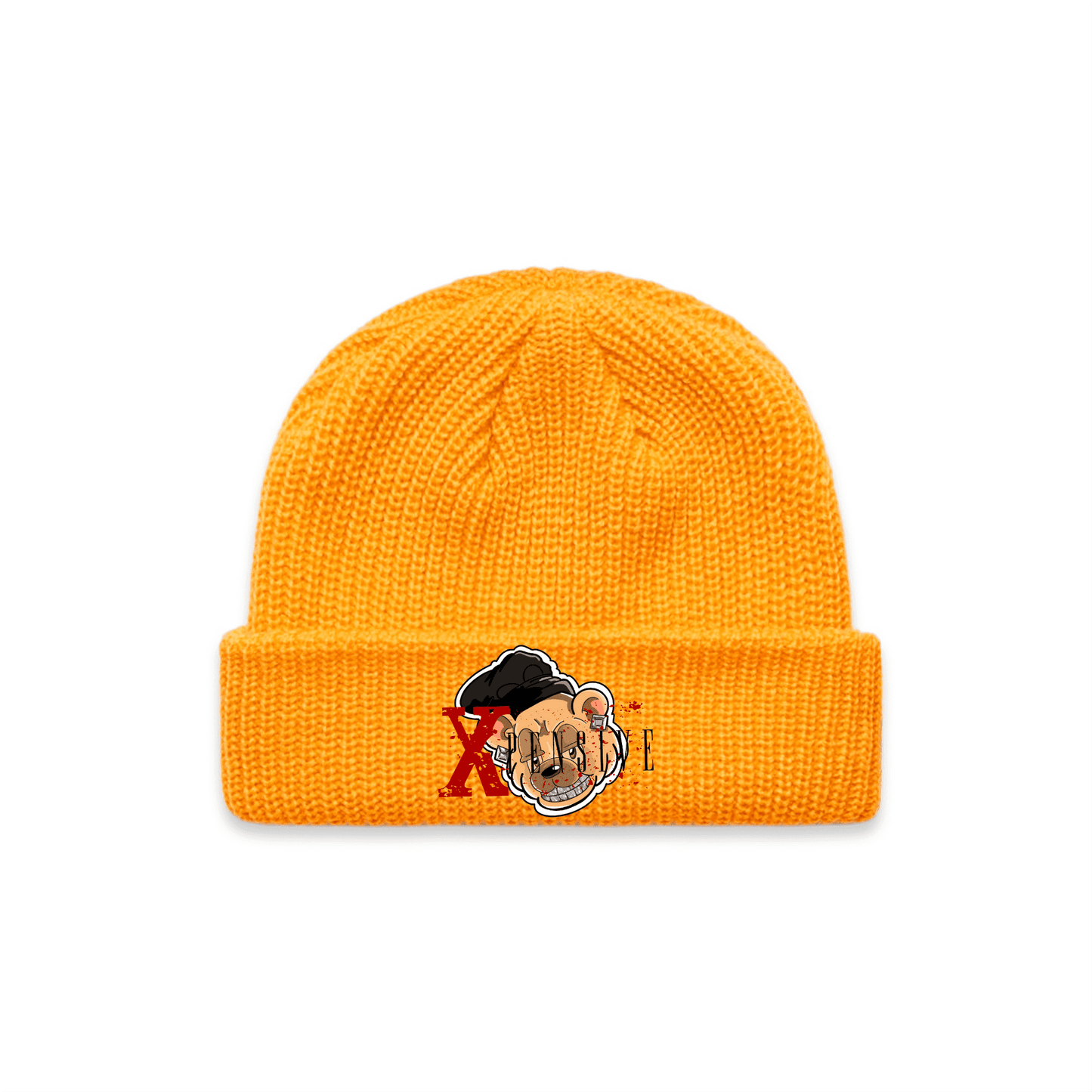 CABLE BEANIE Xpensive Bear Logo