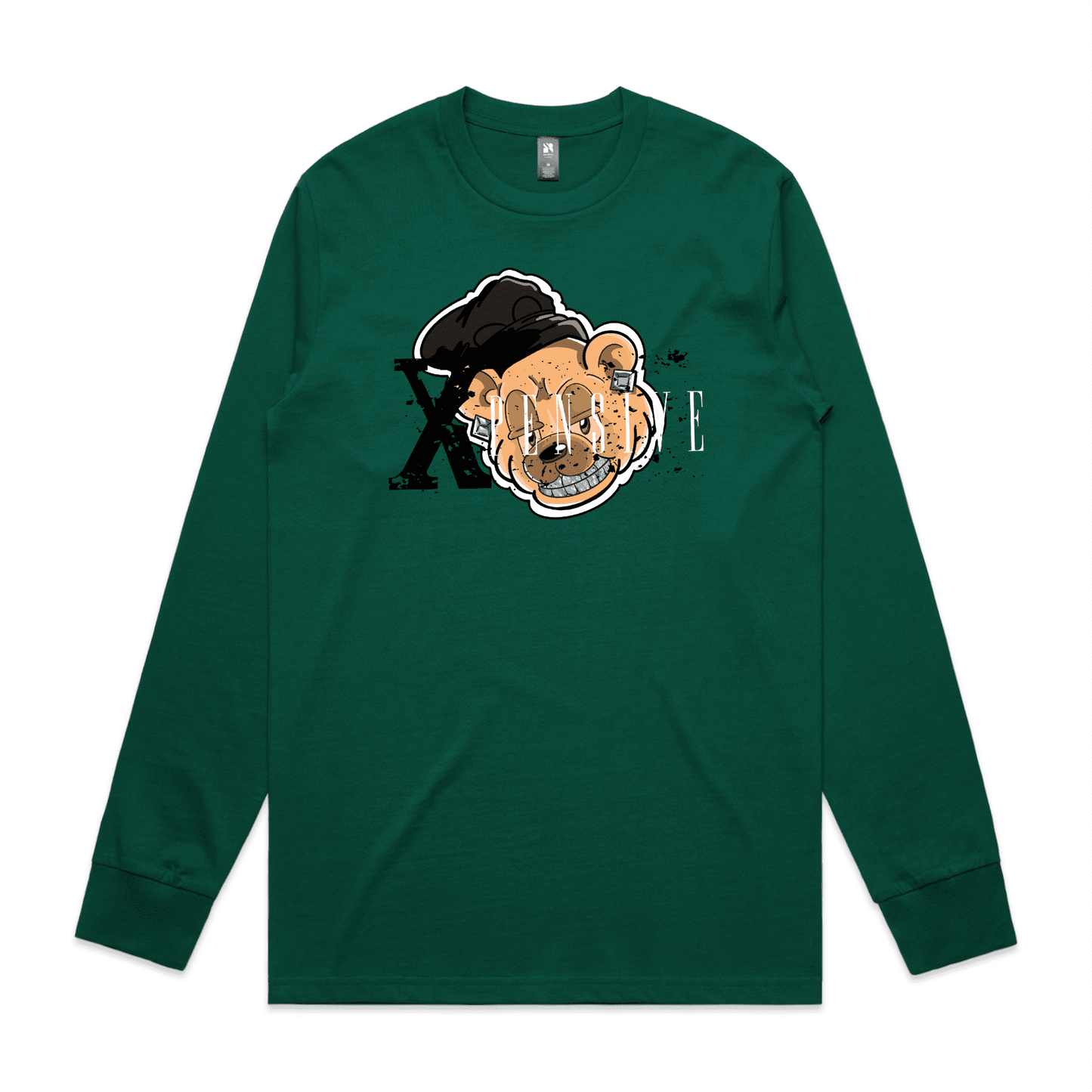 MENS CLASSIC L/S Xpensive Bear Logo | TEE