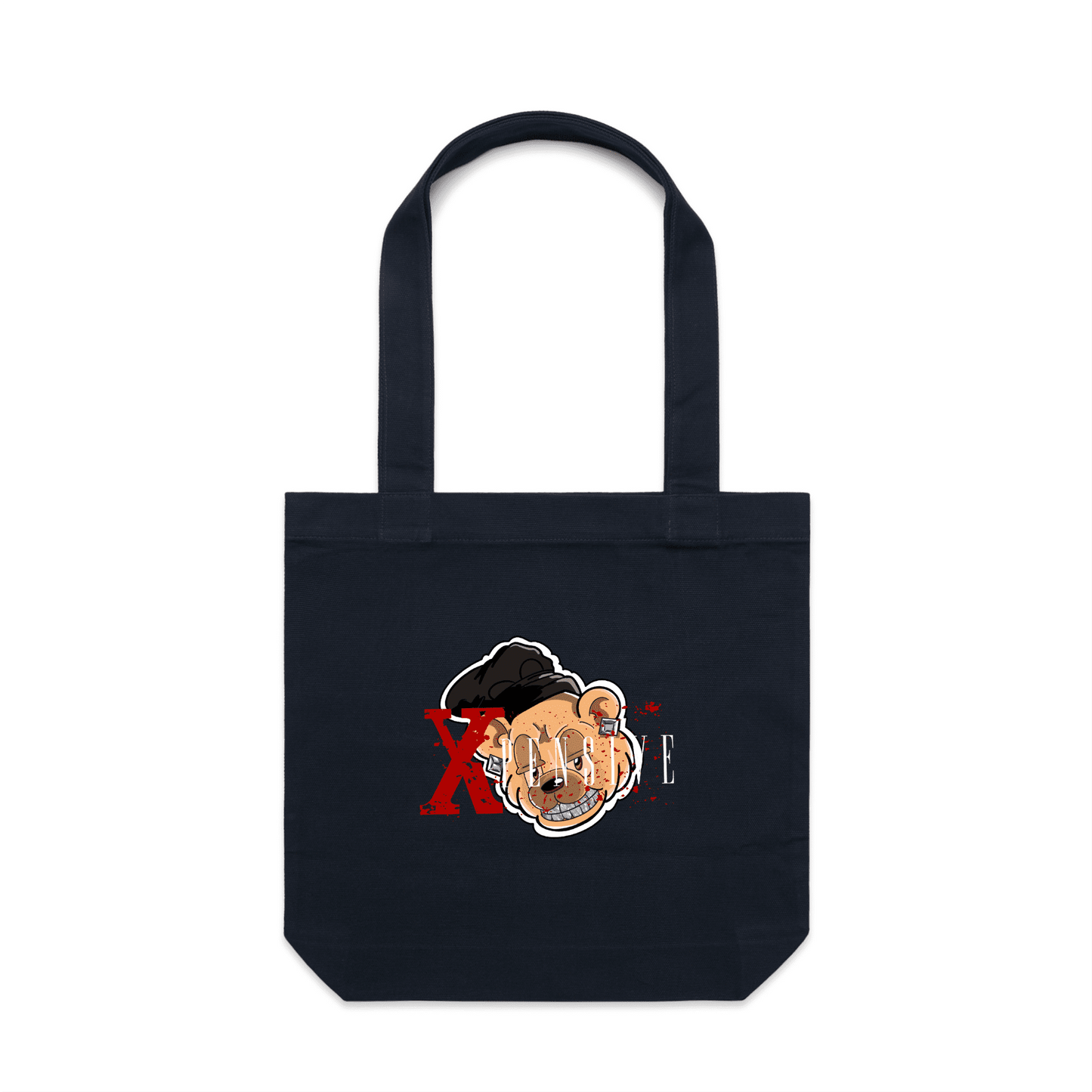 Xpensive Clothing Line - CARRIE TOTE Xpensive Bear Logo