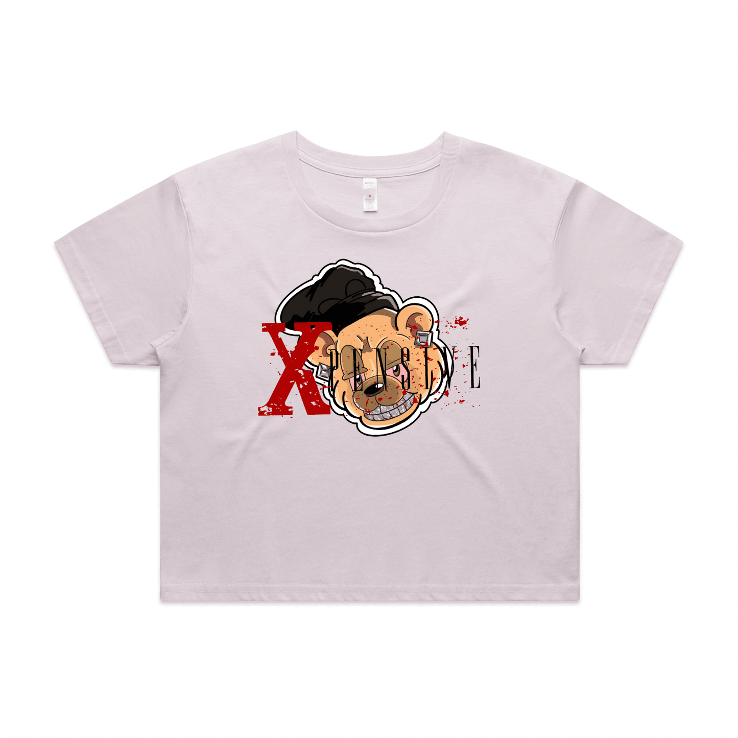 Xpensive Clothing Line - WO'S CROP Xpensive Bear Logo | Tee