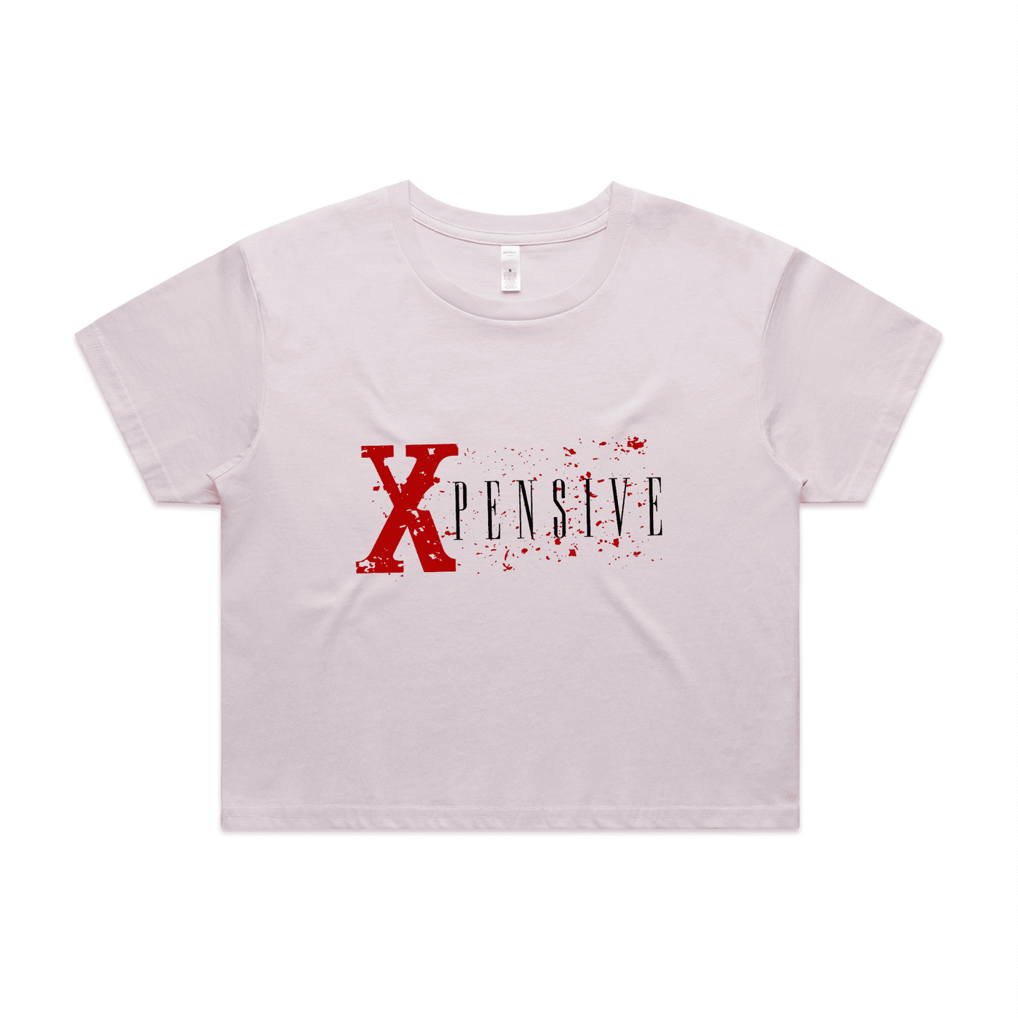 Xpensive Clothing Line - WO'S CROP Xpensive Brand Logo | Tee