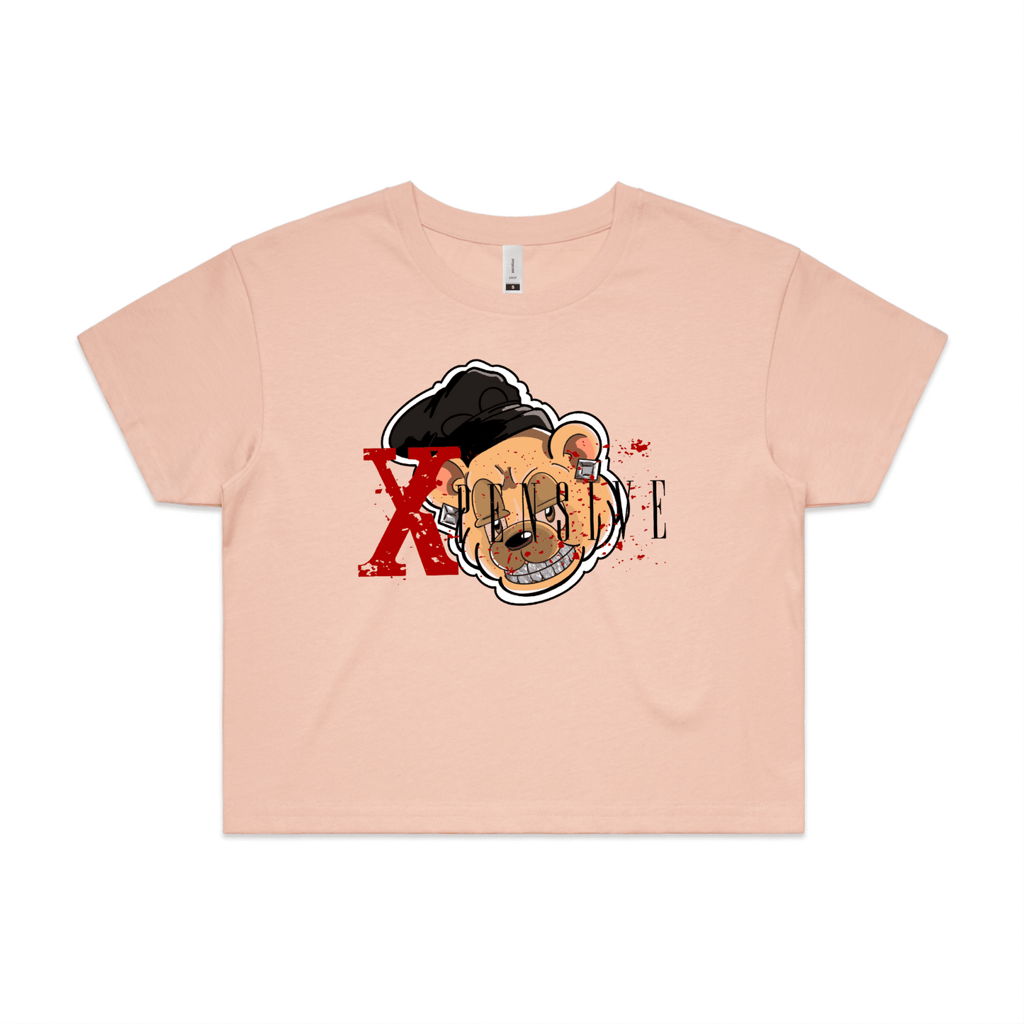 Xpensive Clothing Line - WO'S CROP Xpensive Bear Logo | Tee