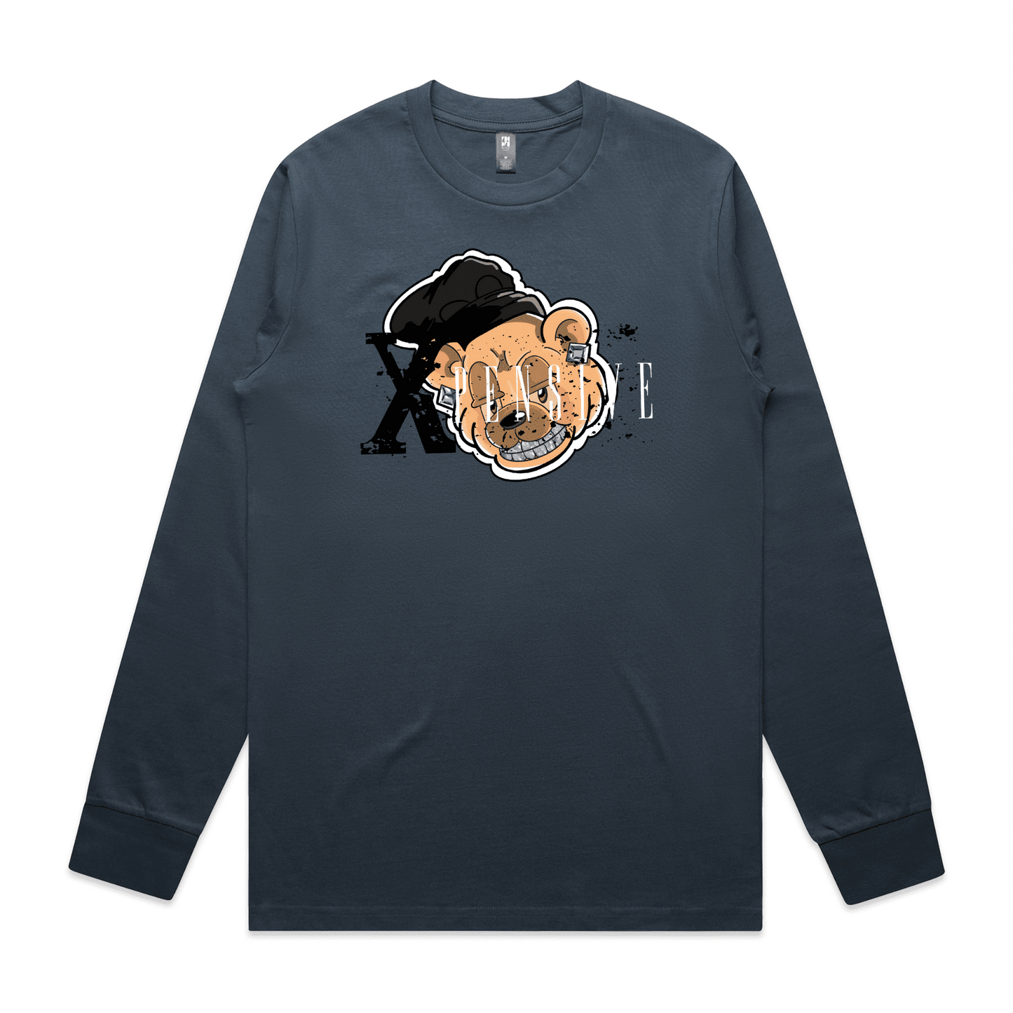 MENS CLASSIC L/S Xpensive Bear Logo | TEE