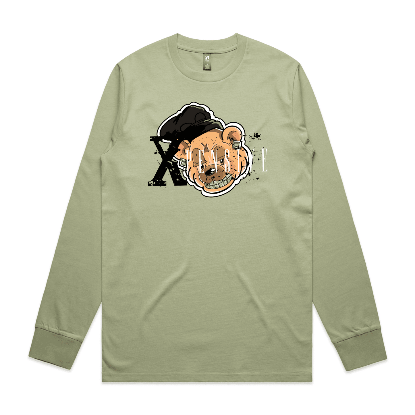 MENS CLASSIC L/S Xpensive Bear Logo | TEE