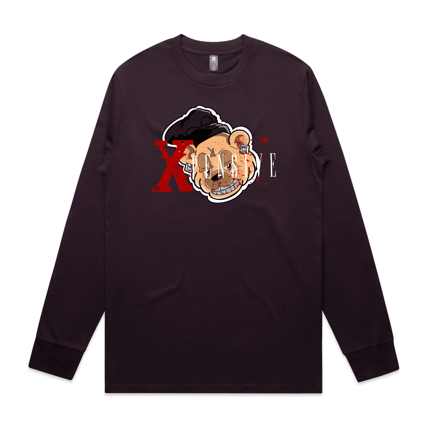 MENS CLASSIC L/S Xpensive Bear Logo | TEE