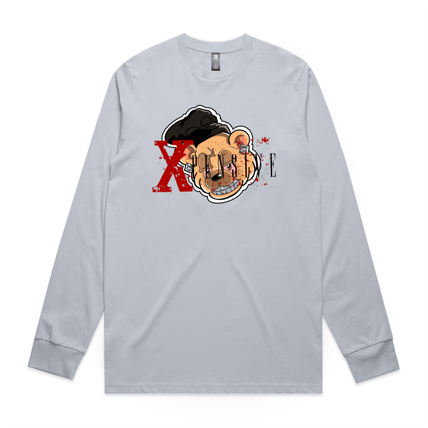 MENS CLASSIC L/S Xpensive Bear Logo | TEE