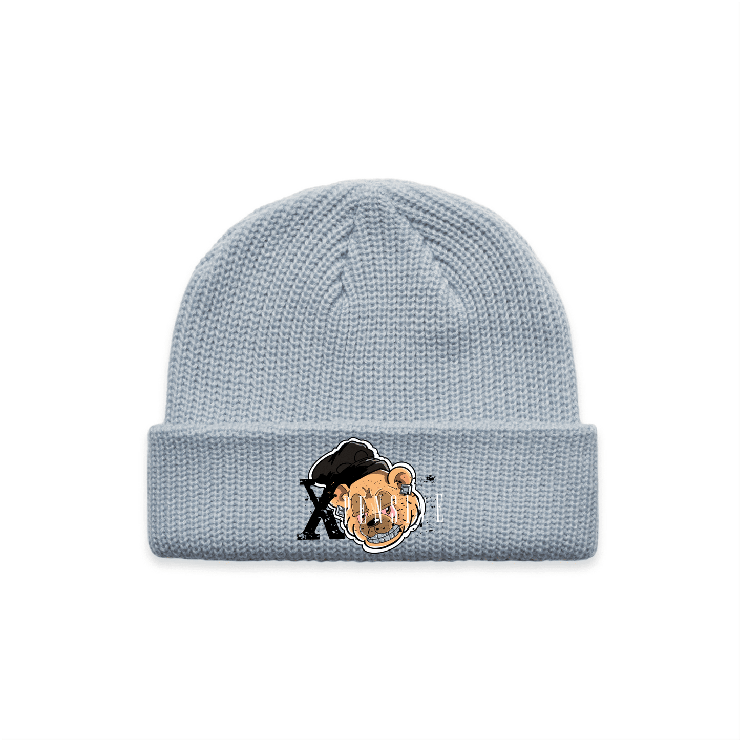 CABLE BEANIE Xpensive Bear Logo