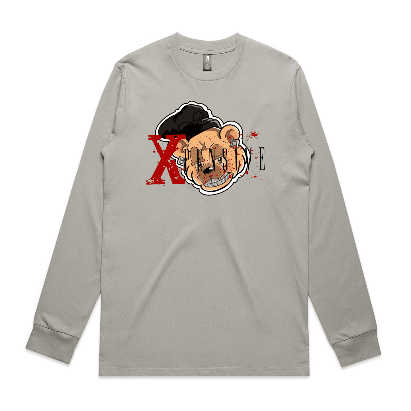 MENS CLASSIC L/S Xpensive Bear Logo | TEE