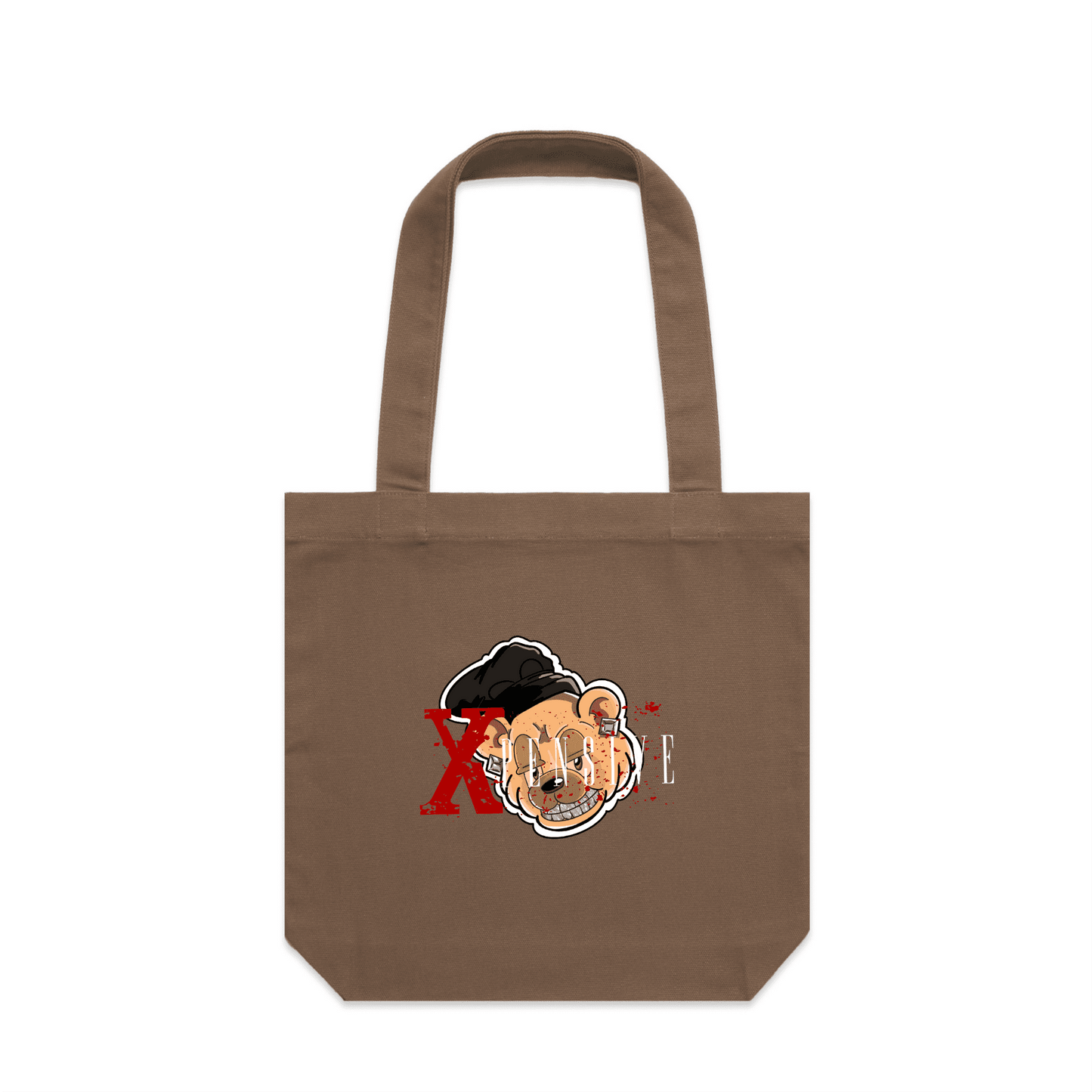 Xpensive Clothing Line - CARRIE TOTE Xpensive Bear Logo