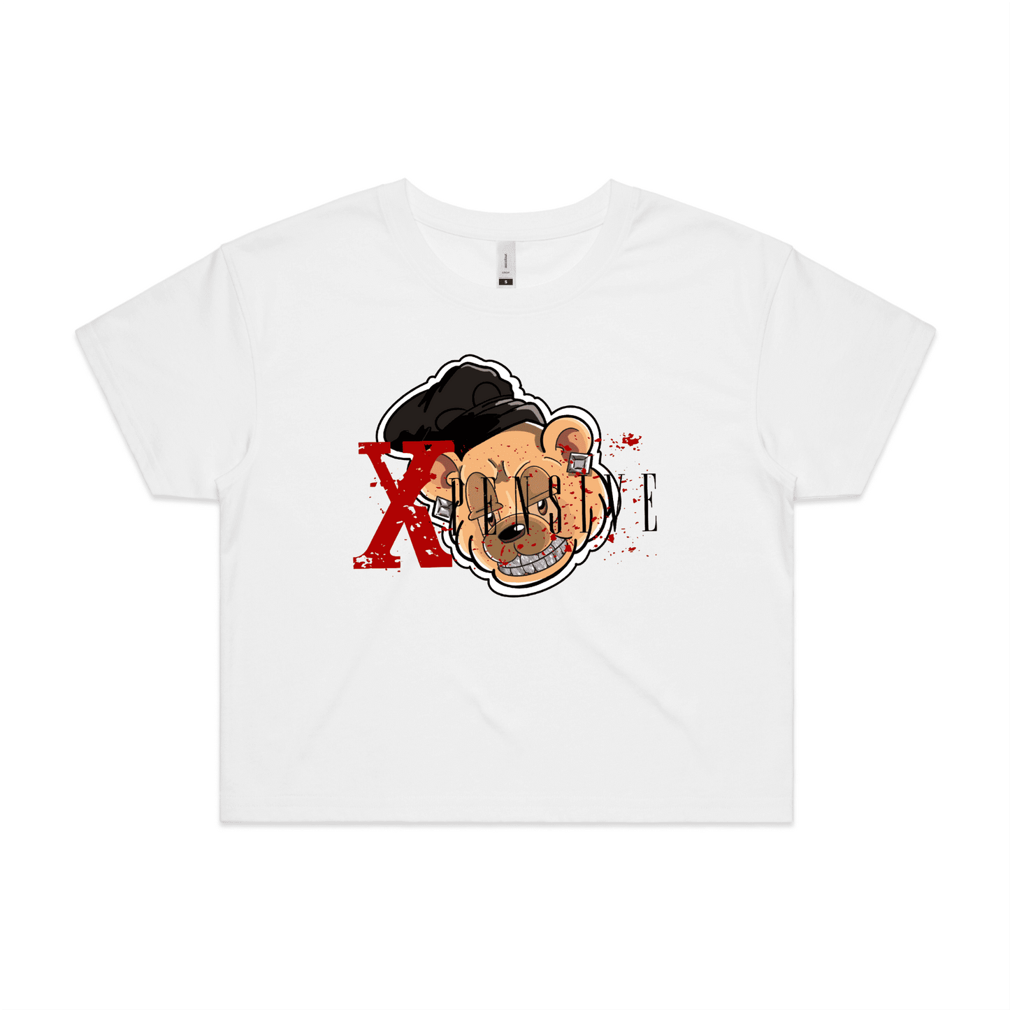 Xpensive Clothing Line - WO'S CROP Xpensive Bear Logo | Tee