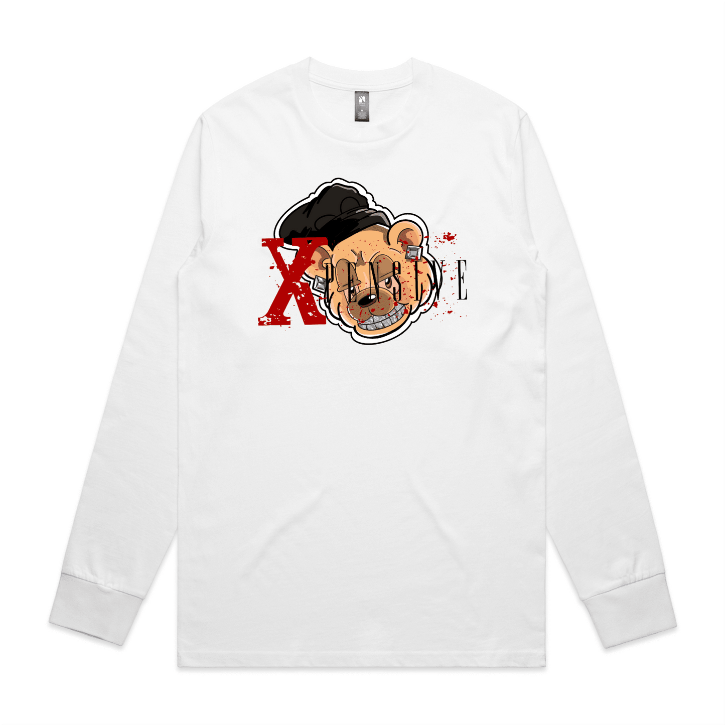 MENS CLASSIC L/S Xpensive Bear Logo | TEE